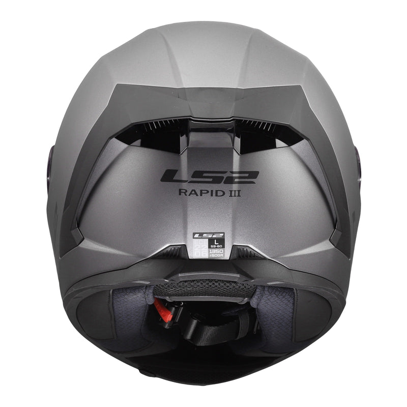 Load image into Gallery viewer, LS2 FF820 Rapid III Solid Helmet - Matte Titanium
