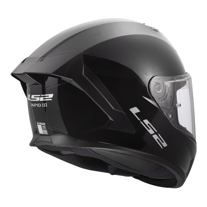 Load image into Gallery viewer, LS2 FF820 Rapid III Solid Helmet - Gloss Black
