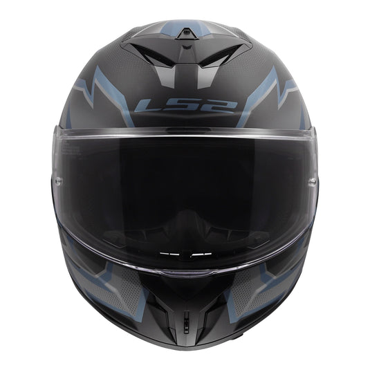 LS2 FF820 Rapid III Xtrem Helmet - Black / Blue Petrol
