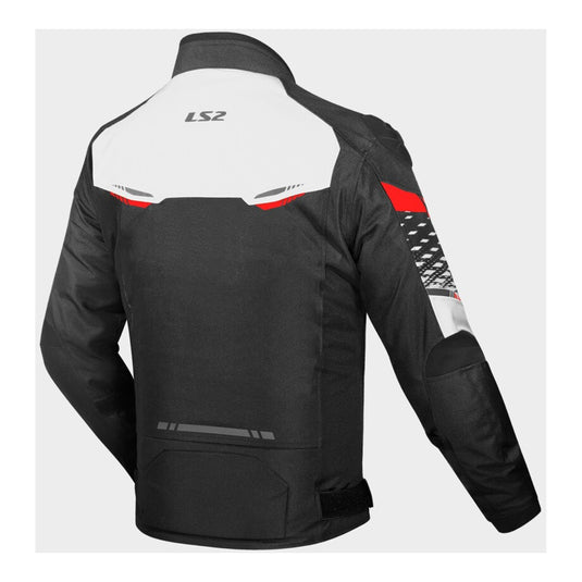 LS2 Apex Evo Kids Jacket - Black/White/Red (L)