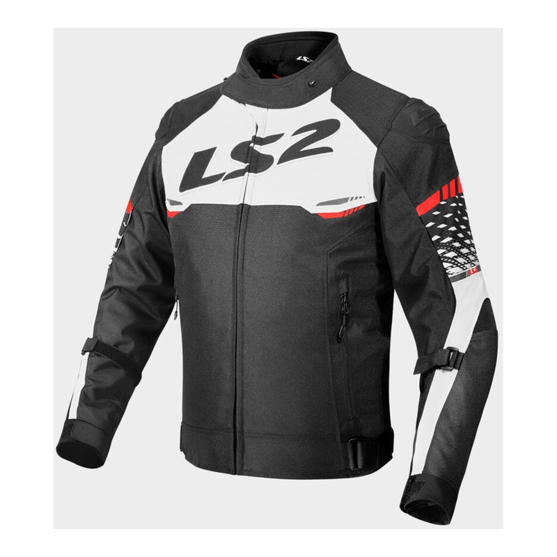 Load image into Gallery viewer, LS2 Apex Evo Kids Jacket - Black/White/Red (L)
