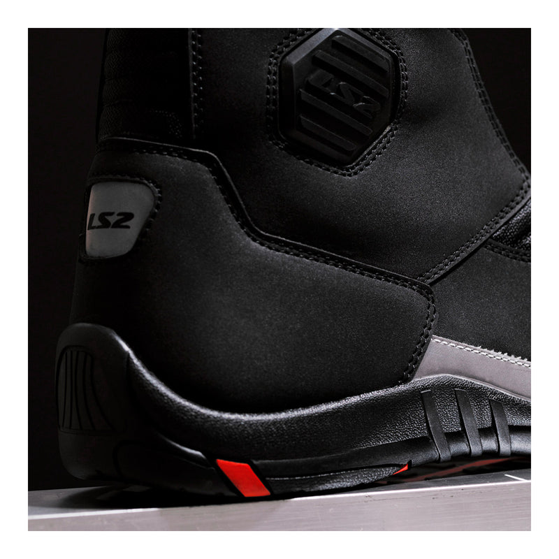 Load image into Gallery viewer, LS2 Goby Men's Waterproof Boots - Black / Hi-Vis Yellow
