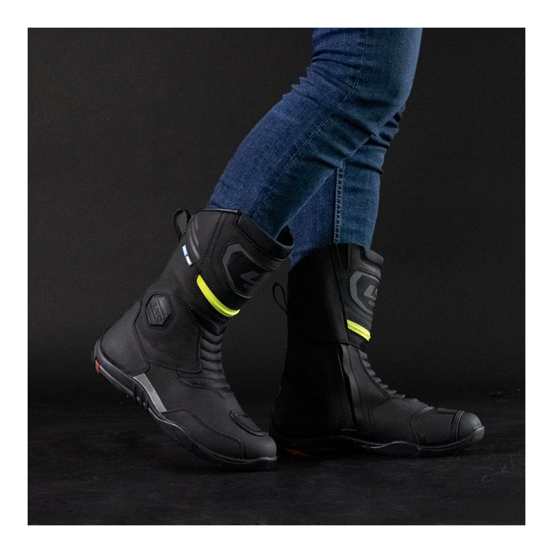 Load image into Gallery viewer, LS2 Goby Men's Waterproof Boots - Black / Hi-Vis Yellow

