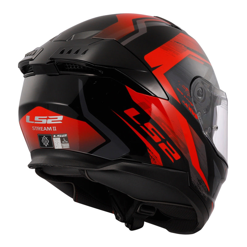 Load image into Gallery viewer, LS2 FF808 Stream II Fury - Black / Red 06
