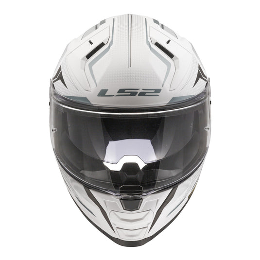LS2 FF811 Vector II Alizer - Matte White / Silver 06