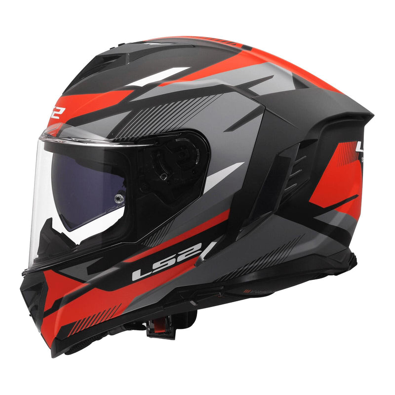 Load image into Gallery viewer, LS2 FF818 Storm III Komai Helmet - Black / Red
