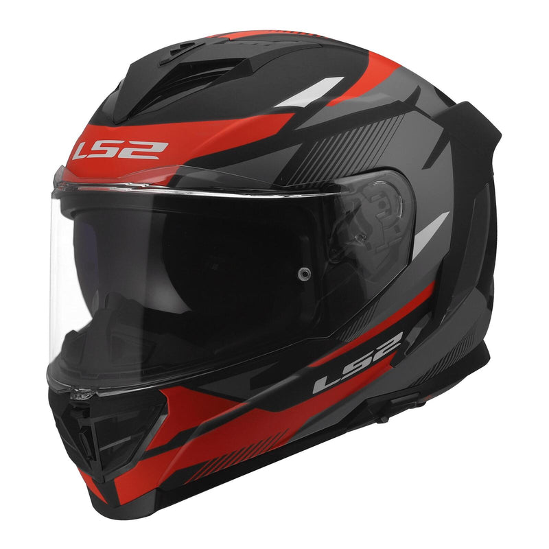 Load image into Gallery viewer, LS2 FF818 Storm III Komai Helmet - Black / Red
