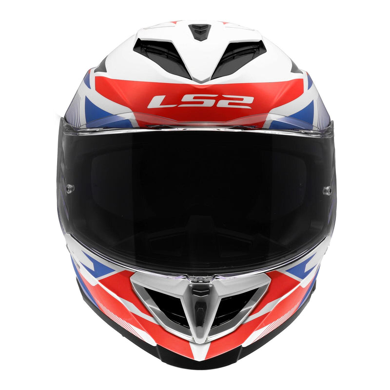 Load image into Gallery viewer, LS2 FF818 Storm III Komai Helmet - White / Blue / Red
