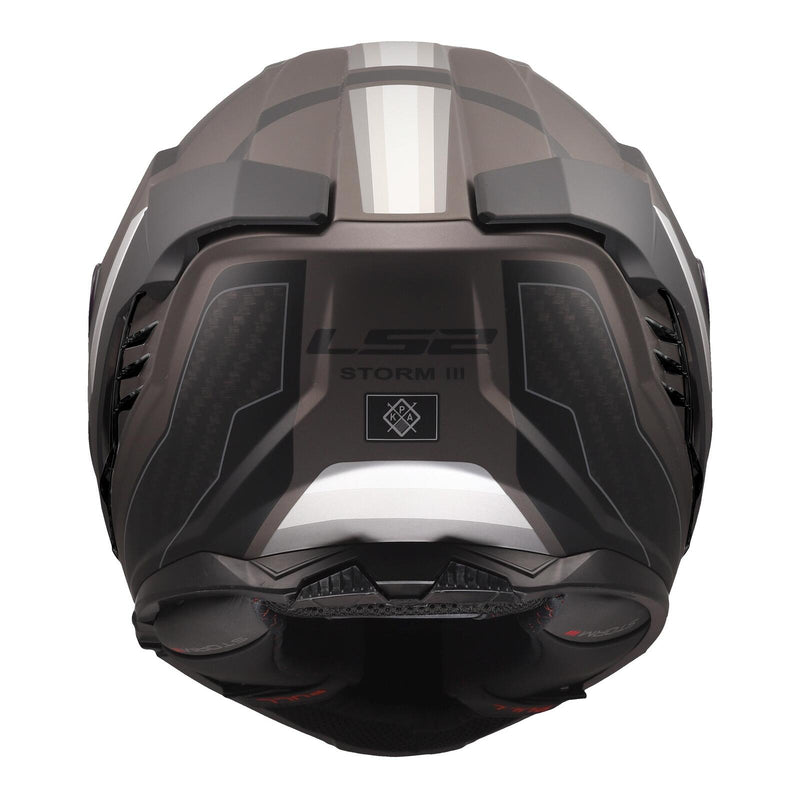 Load image into Gallery viewer, LS2 FF818 Storm III Sporty Helmet - Black / Grey

