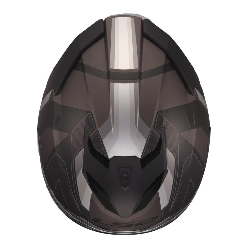 Load image into Gallery viewer, LS2 FF818 Storm III Sporty Helmet - Black / Grey
