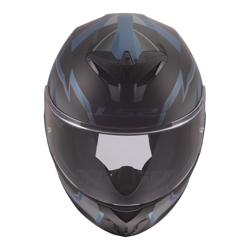 Load image into Gallery viewer, LS2 FF820 Rapid III Xtrem Helmet - Black / Blue Petrol
