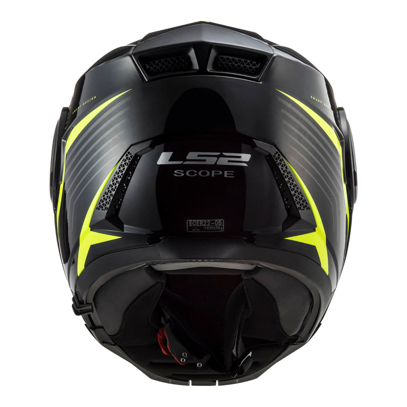 Load image into Gallery viewer, LS2 FF902 Scope Skid Helmet - Black / Hi-Vis Yellow
