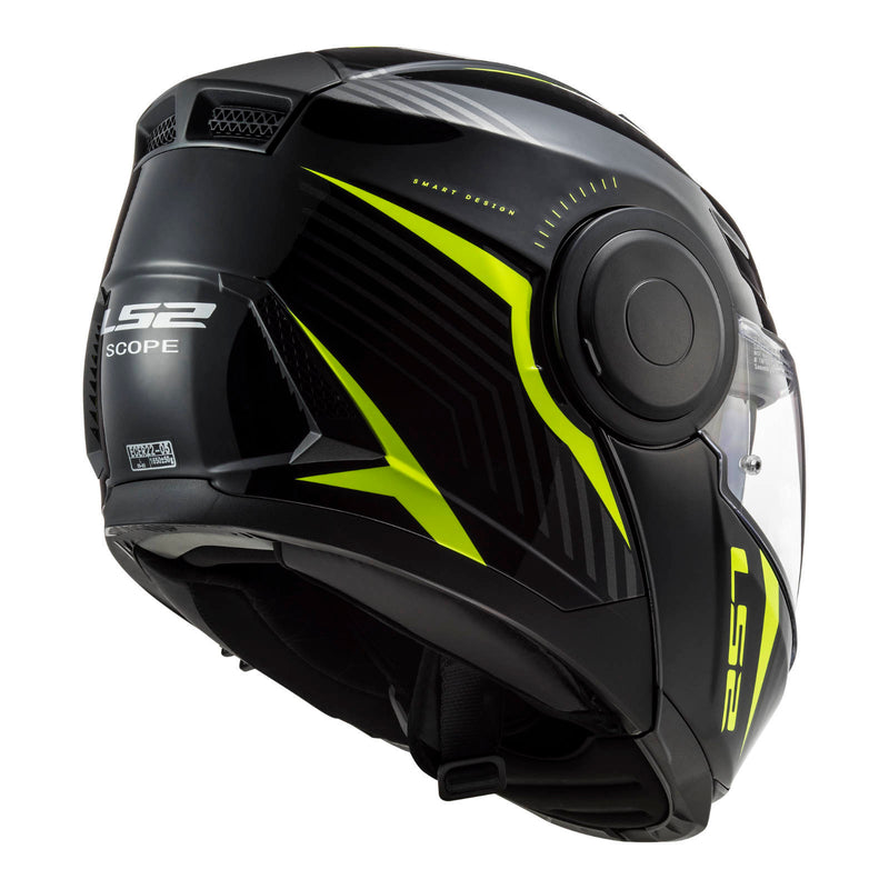 Load image into Gallery viewer, LS2 FF902 Scope Skid Helmet - Black / Hi-Vis Yellow
