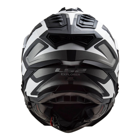 LS2 MX701 Explorer Alter Helmet HPFC - Matte Black / White 06