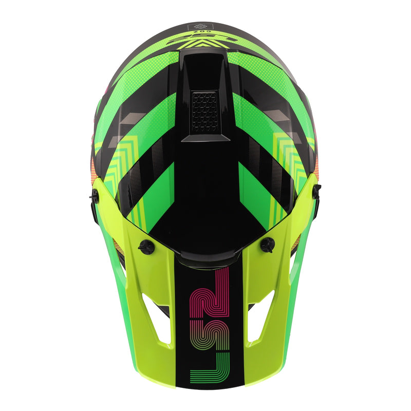 Load image into Gallery viewer, LS2 MX706J COZ Junior Helmet - Chromatic Black / Hi-Vis Pink 06
