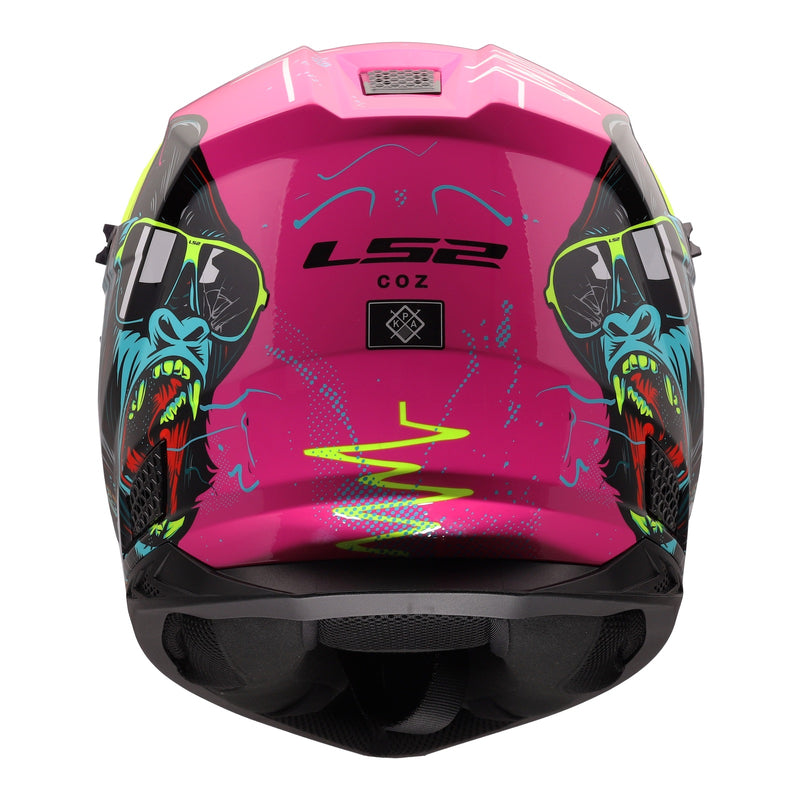 Load image into Gallery viewer, LS2 MX706J COZ Junior Gorilla Helmet - Gloss Purple 06

