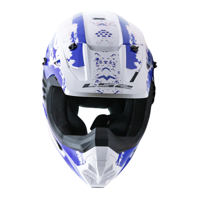 Load image into Gallery viewer, LS2 MX706J COZ Hyde Junior Helmet - Blue / White 06
