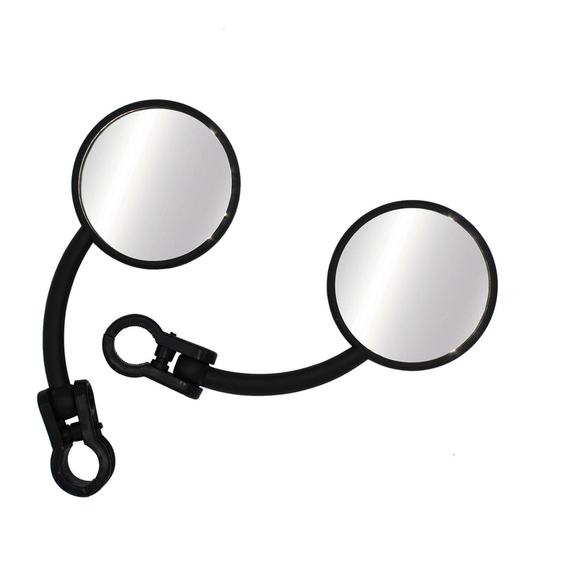Load image into Gallery viewer, Whites Mirror Pair Universal Folding Enduro 7/8 Black
