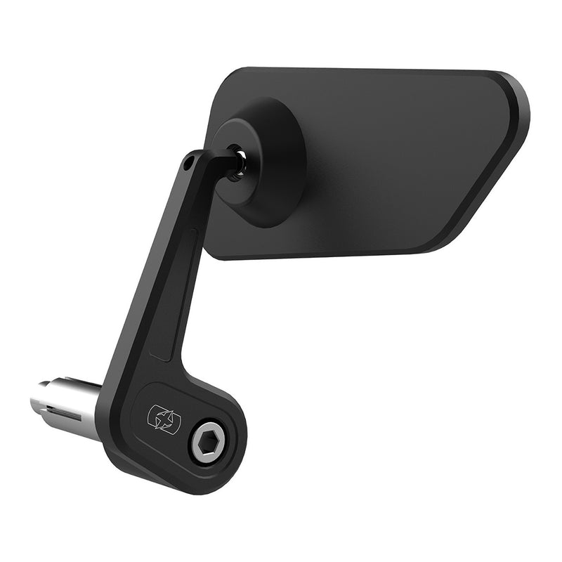 Load image into Gallery viewer, Oxford Horizon Billet Alloy Bar End Mirror Left - Black

