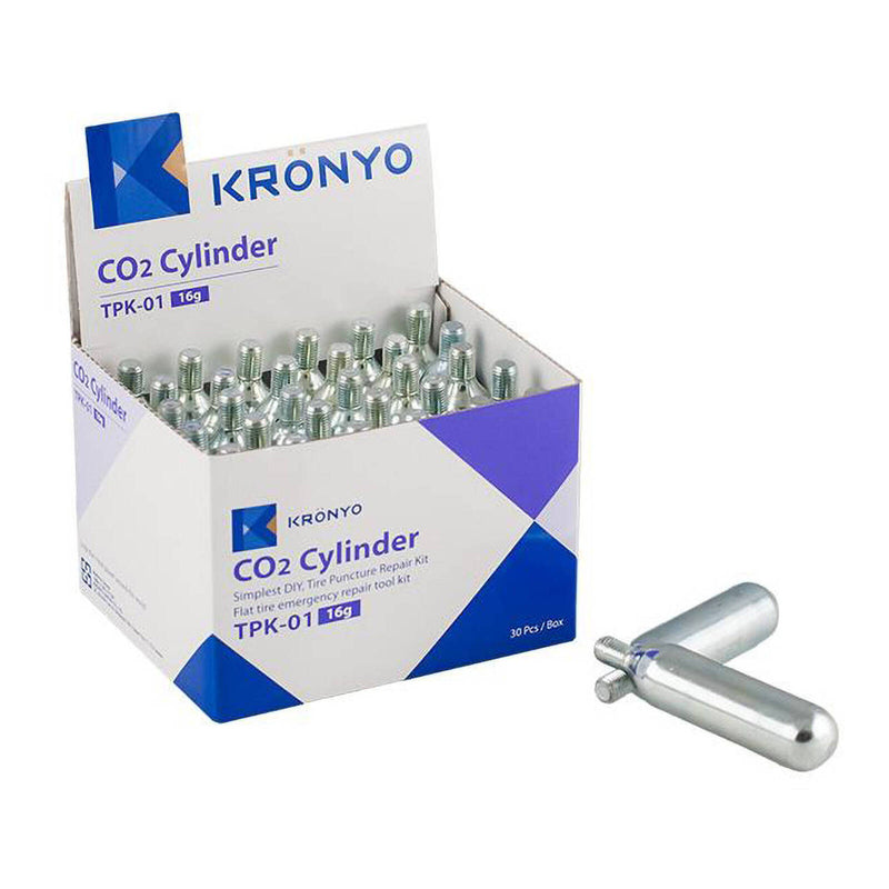 Load image into Gallery viewer, Kronyo CO2 Cylinders - 16g (30 Pack)
