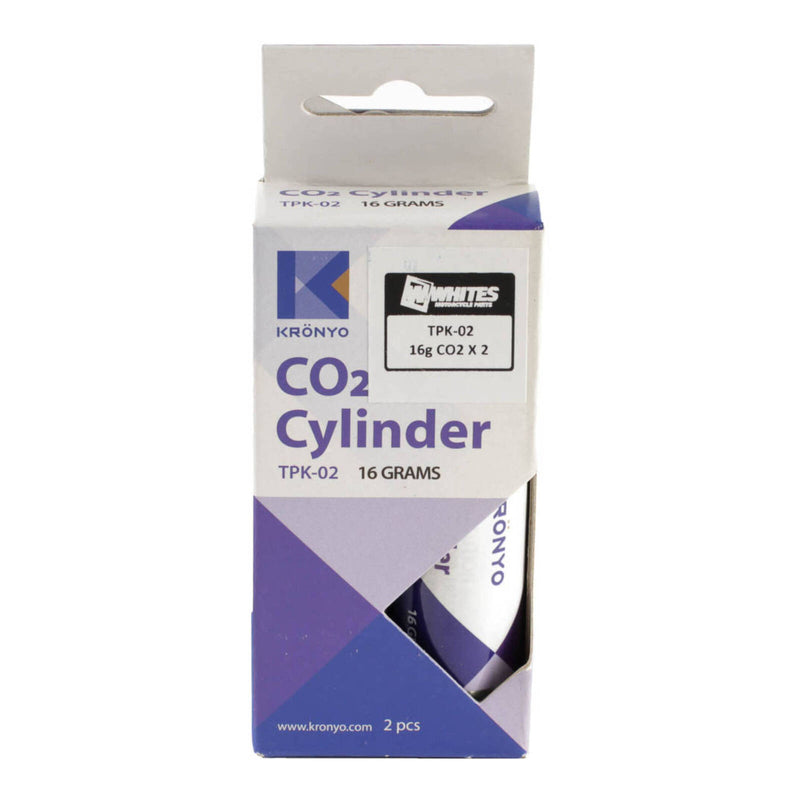 Load image into Gallery viewer, Kronyo CO2 Cylinders - 16g (2 Pack)
