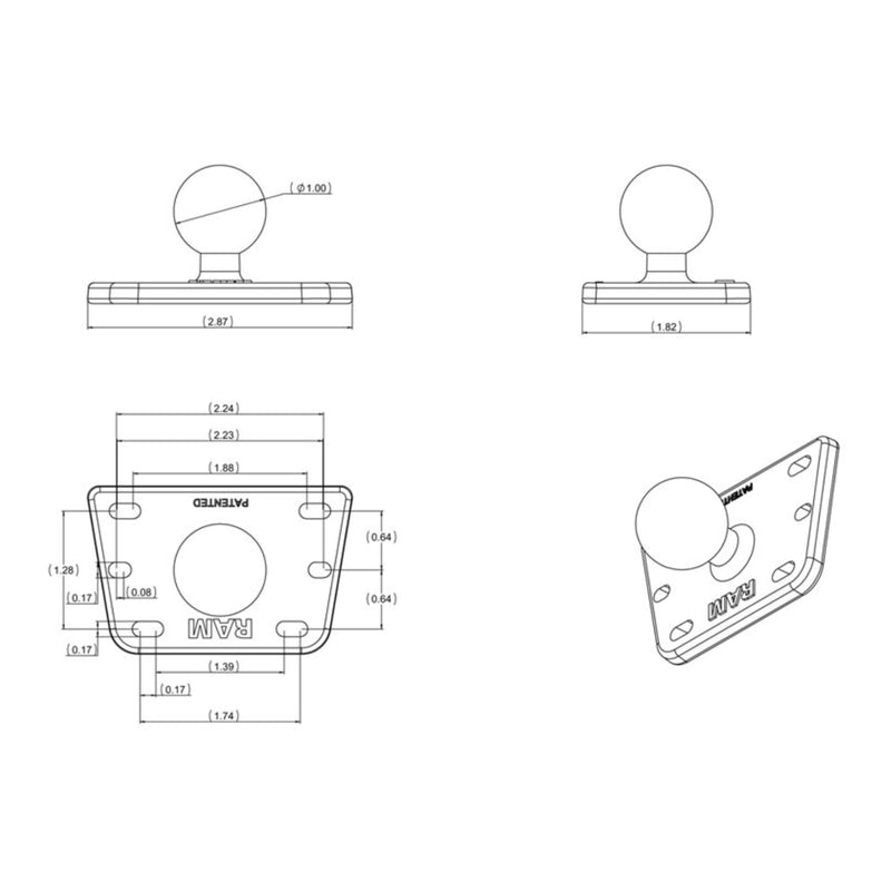 Load image into Gallery viewer, https://whitespower-images-upper.s3-ap-southeast-2.amazonaws.com/ALL/RAM/RAMB345U_1.JPG
