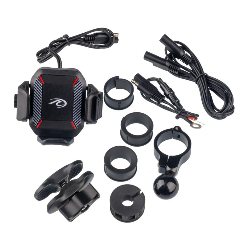 Load image into Gallery viewer, Rocky Creek Motoplug Phone Holder &amp; Charger - Wireless &amp; USB-C
