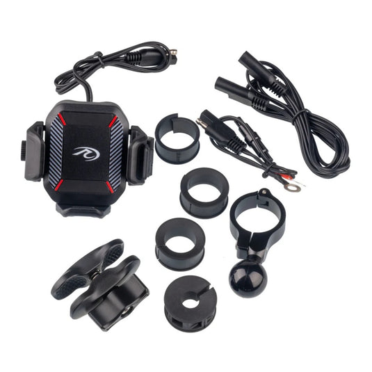 Rocky Creek Motoplug Phone Holder & Charger - Wireless & USB-C