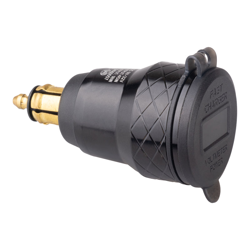 Load image into Gallery viewer, Rocky Creek PA032 USB A &amp; C Power Adapter with Voltmeter and On/Off Switch
