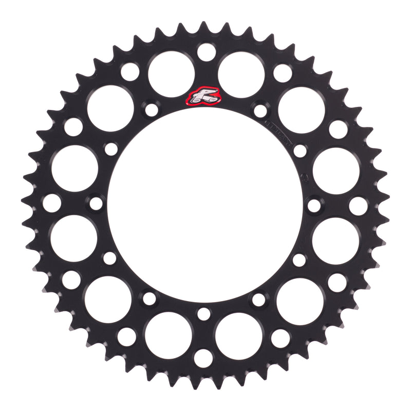 Load image into Gallery viewer, Renthal Sprocket Rear Black 49T Alloy 7075 T6 Grooved
