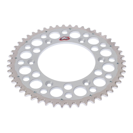 Renthal Sprocket Twinring Silver 50T Bi-metal Grooved