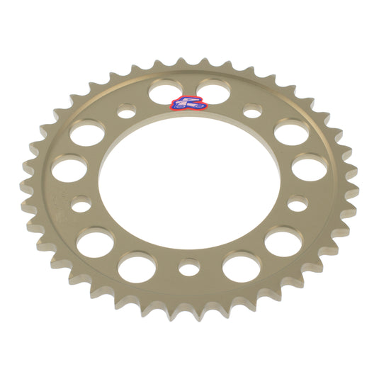Renthal Rear Sprocket T6 Grooved 7075 Alloy - Silver [Honda]