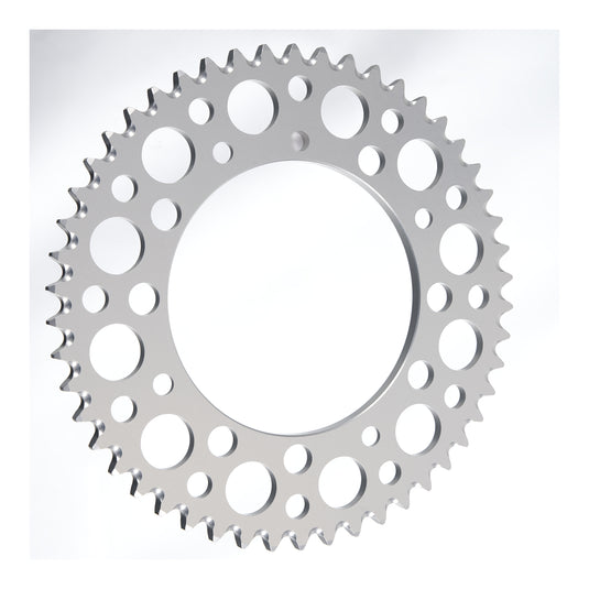 Renthal Rear Sprocket - Silver 50T Alloy 7075-T6 Grooved