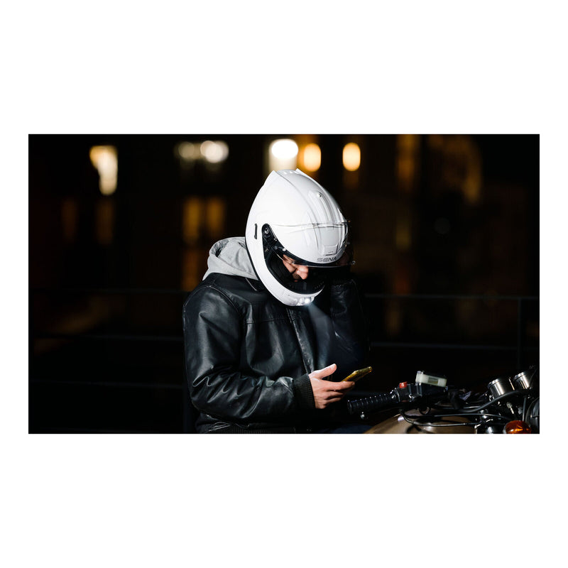 Load image into Gallery viewer, Sena Phantom ANC Smart Helmet wih Mesh Communications - Matte Black
