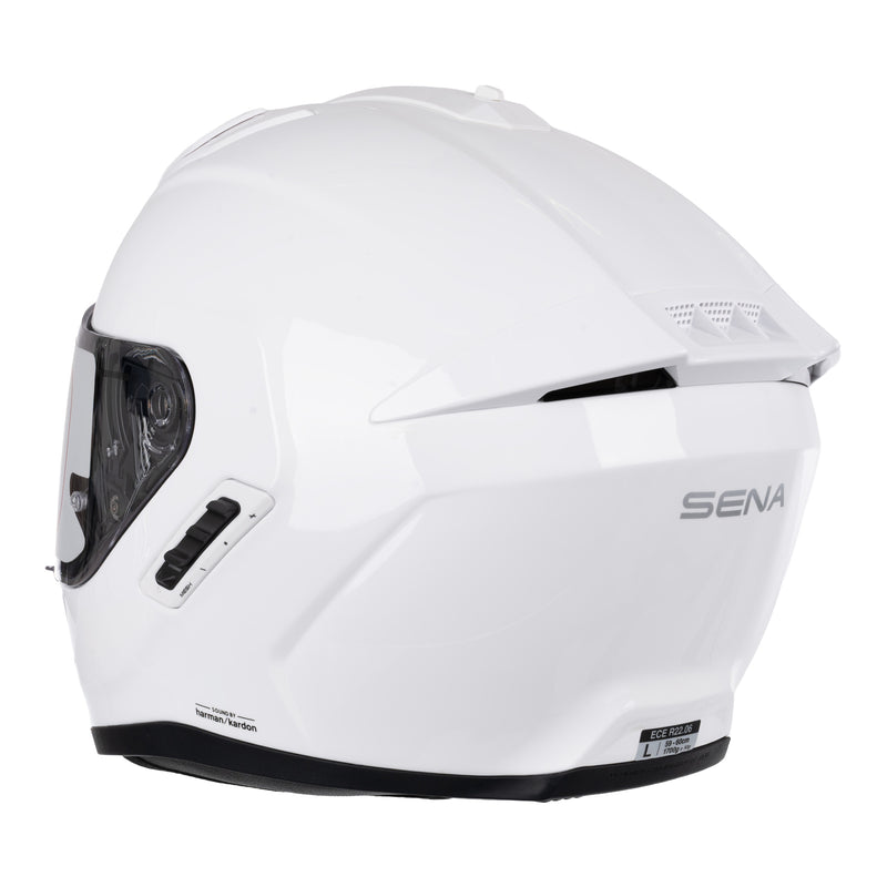 Load image into Gallery viewer, Sena Phantom Smart Helmet with Mesh Comms - Gloss White
