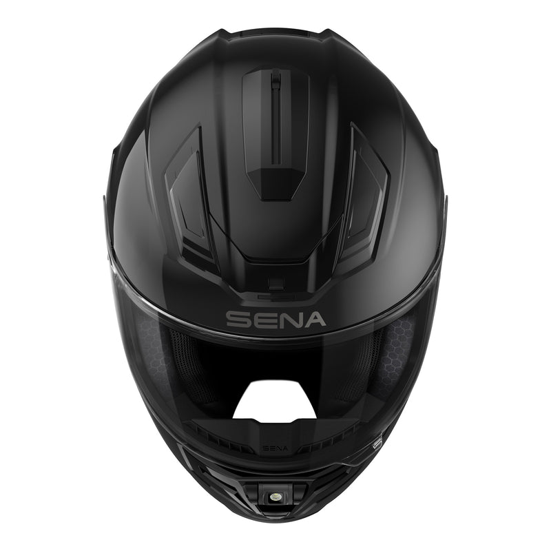 Load image into Gallery viewer, Sena Phantom Smart Helmet with Mesh Comms - Matte Black
