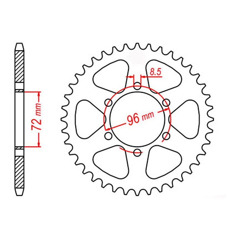 Load image into Gallery viewer, Sprocket Kit Suzuki DR250 '82-87 Farm (434) - 520SO 12/48
