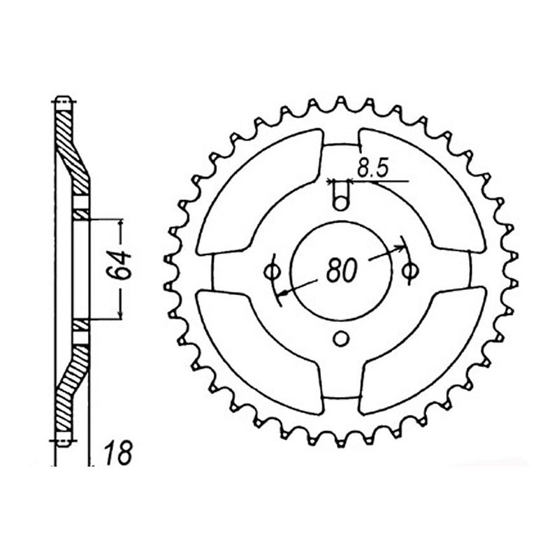 Load image into Gallery viewer, Sprocket Kit Yamaha AG100 - 428H 14/51
