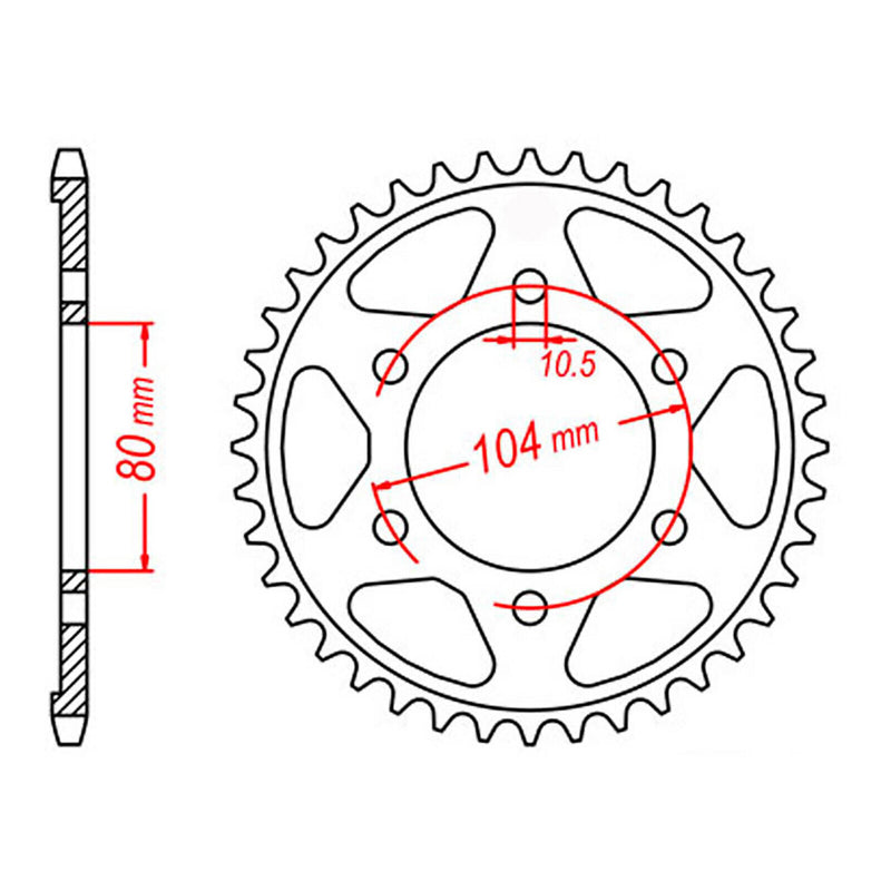 Load image into Gallery viewer, Sprocket Kit Kawasaki ZX9R '02-'04 (economy) - 525XRE 16/41
