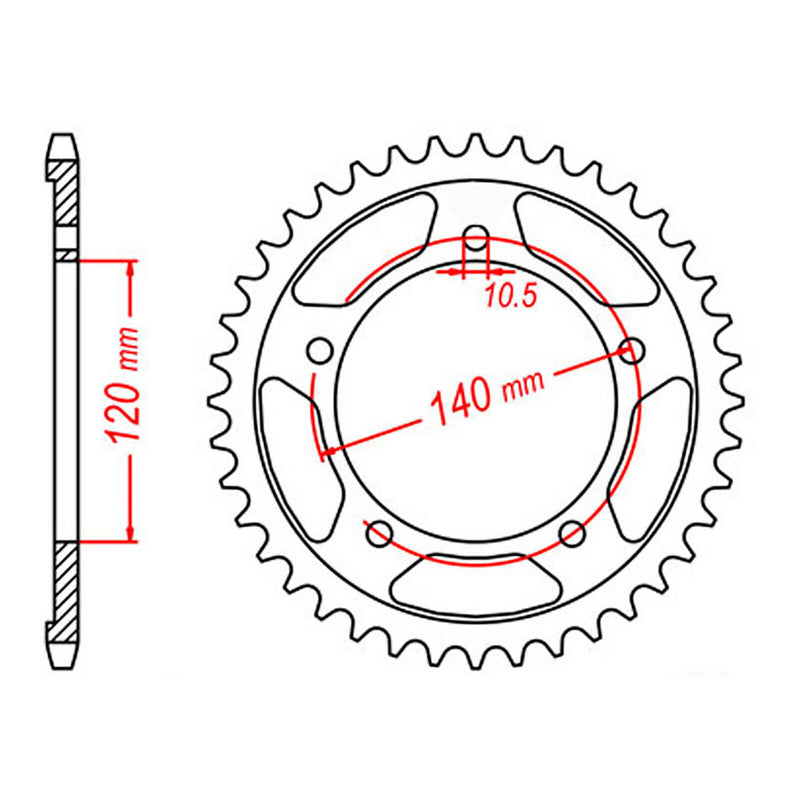 Load image into Gallery viewer, Sprocket Kit Triumph TT600 / Speed Four - 525XRE 15/42
