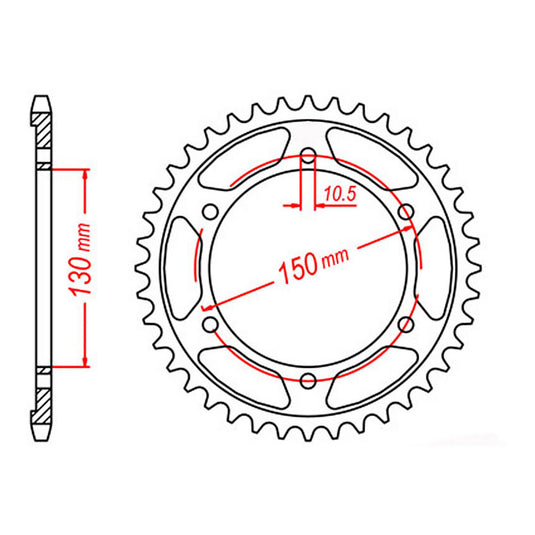 Sprocket Kit Yamaha YZF600 Thundercat - 530XRE 15/47