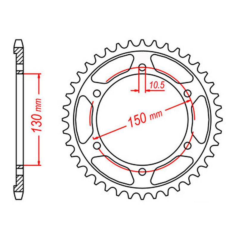 Load image into Gallery viewer, Sprocket Kit Yamaha TRX850 - 525XRE 17/39
