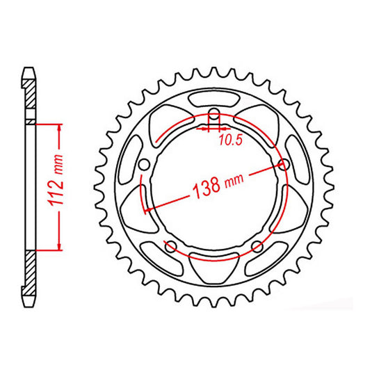 Sprocket Kit Yamaha YZF-R1 '15- - 525ZXW 16/41