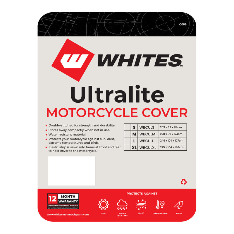 Load image into Gallery viewer, Whites Motorcycle Cover - Ultralite (XL / 275 x 104 x 140cm)
