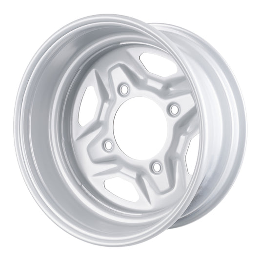 Whites ATV/UTV Steel Rim 14x6 Polaris Front 4/156 +40.2 - Silver