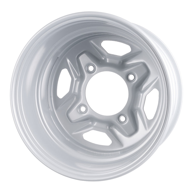 Load image into Gallery viewer, Whites ATV/UTV Steel Rim 14x8 Polaris Rear 4/156 +63.5 - Silver

