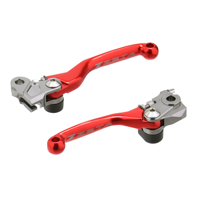 Load image into Gallery viewer, Zeta Pivot Lever Set CP 3FI Honda - Red
