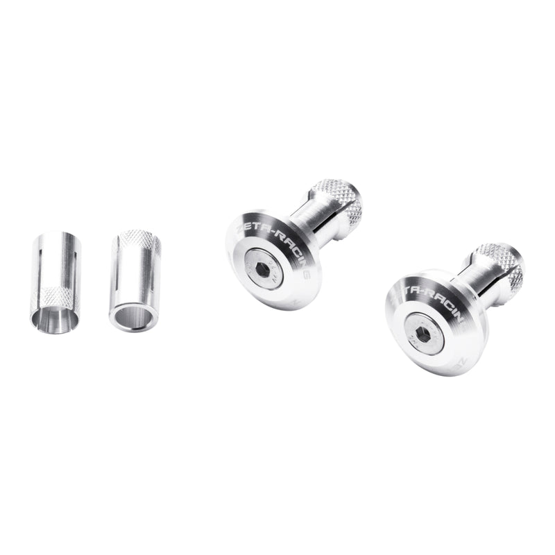 Load image into Gallery viewer, Zeta Bar End Plug 29mm 2pcs - Silver
