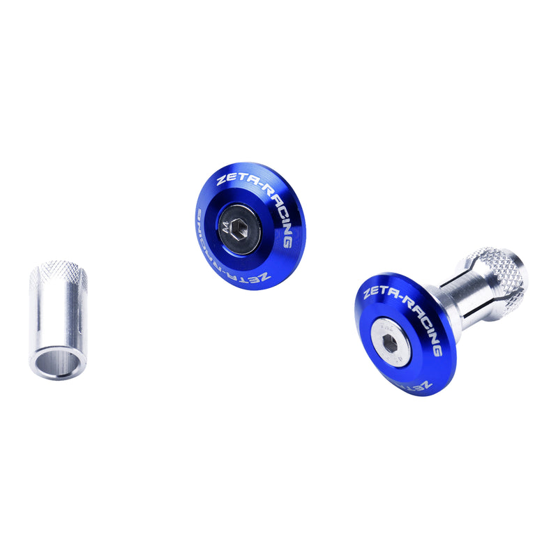 Load image into Gallery viewer, Zeta Bar End Plug Swivel 29mm 2pcs - Blue
