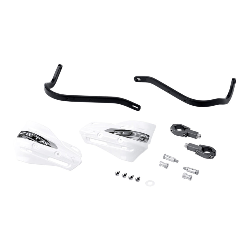 Load image into Gallery viewer, Zeta Armor Handguard XC Kit for 28.6mm Bar - Black / White

